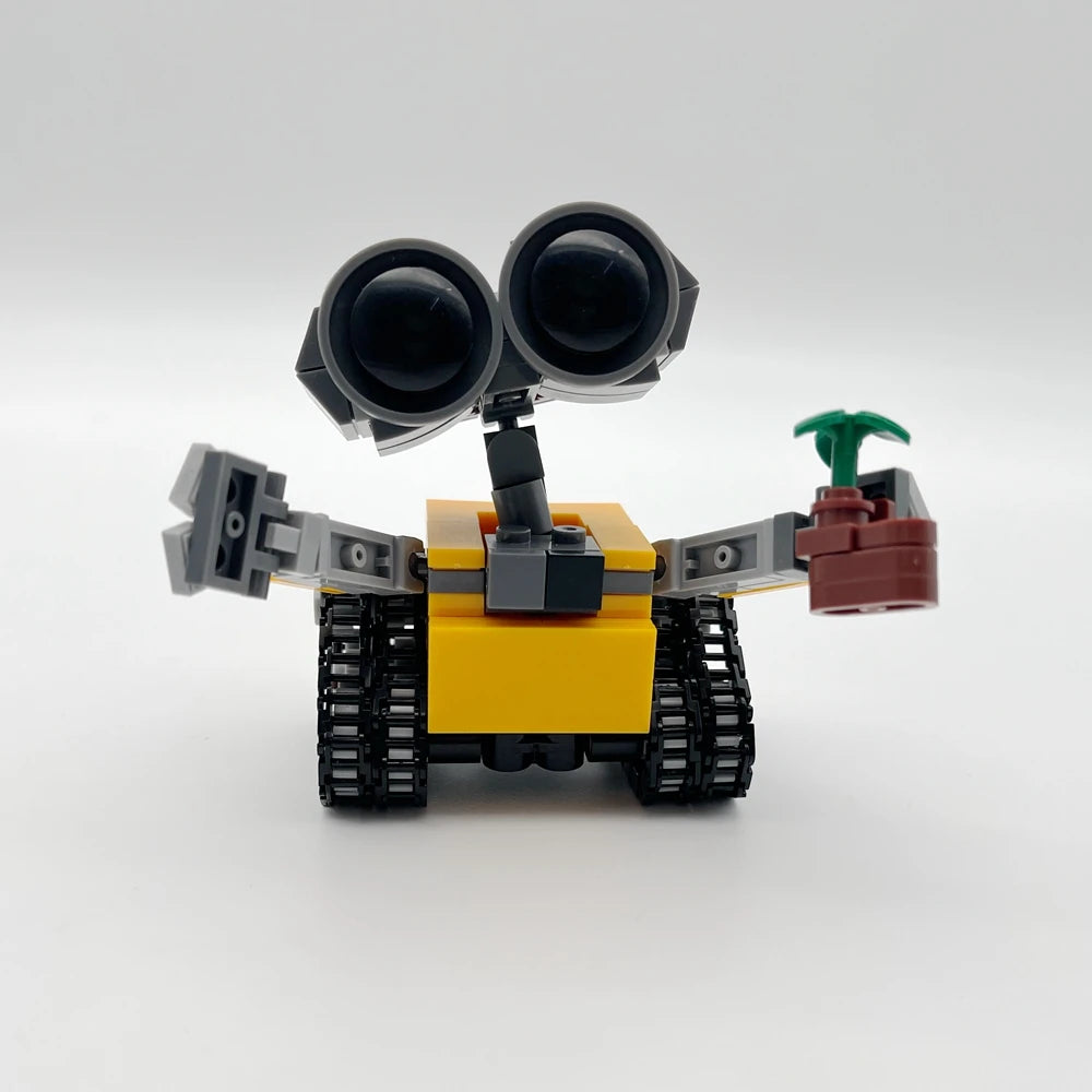 Mini Robot Wall-e MOC Building Blocks Model Bricks Kits Creative Toys for Kids