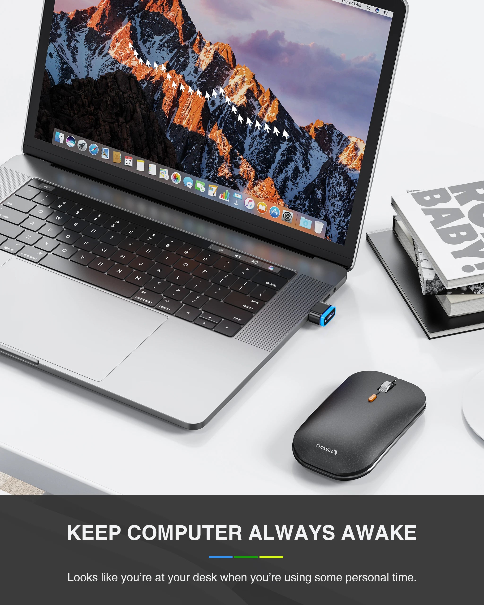 Mouse Jiggler Seenda Dk16 Mover Simulador De Mouse Usb
