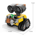 Mini Robot Wall-e MOC Building Blocks Model Bricks Kits Creative Toys for Kids