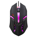 Mouse Gamer Ergonómico Retroiluminado RGB Con Cable USB