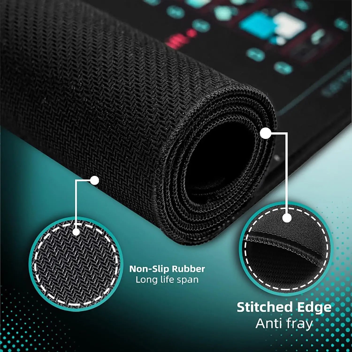 Mouse Pad XXL Atajos Office Excel Español Antideslizante